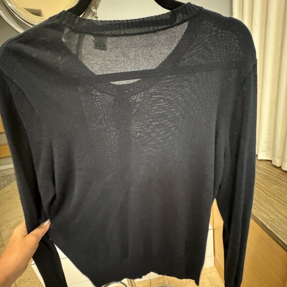Anne Klein Navy Cardigan - Picture 7 of 10